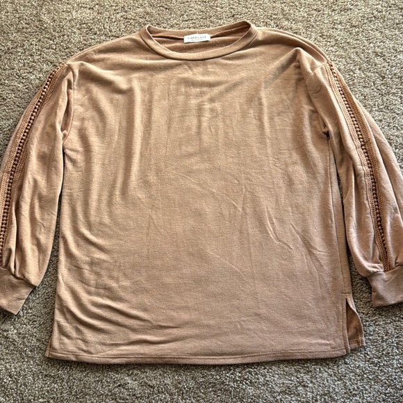First Love Sweaters - First Love Beige Casual Top